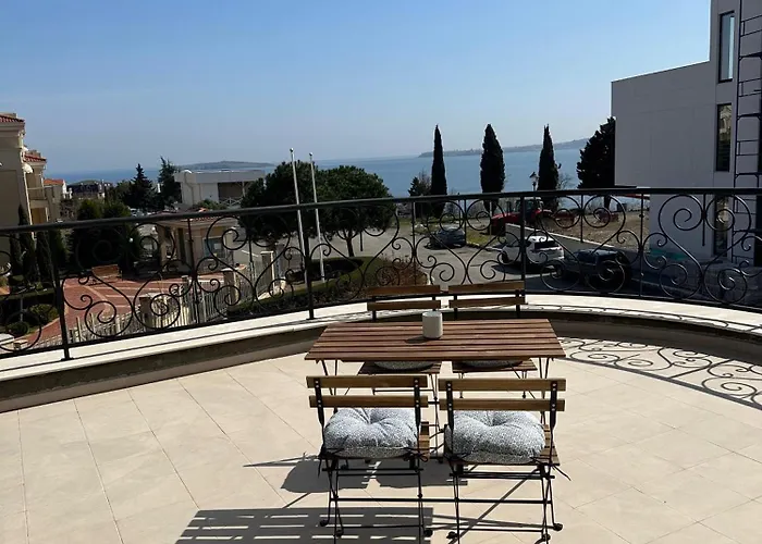 Cosy With Sea View In Complex Panorama 切尔诺莫雷茨